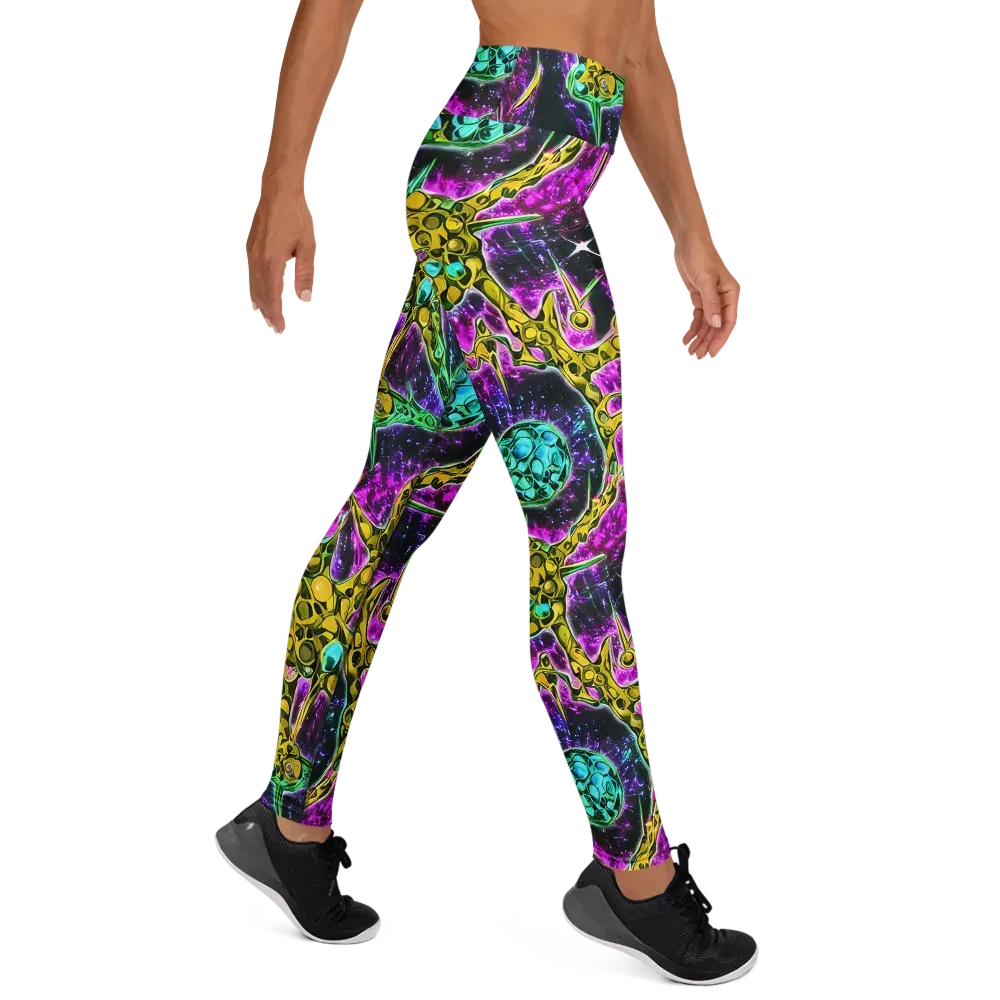 Adolf's Aura on Yoga Leggings — Right