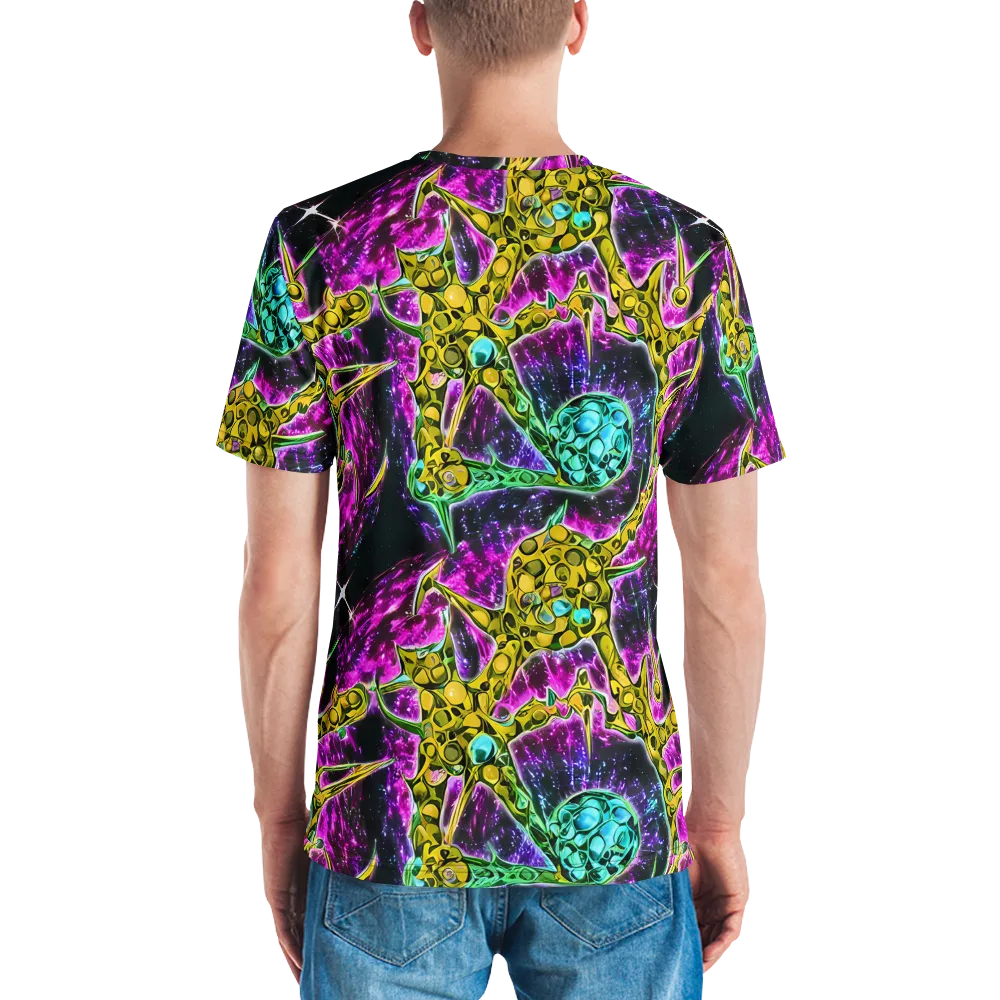 Adolf's Aura on Men's Crew Neck T-Shirt — Back