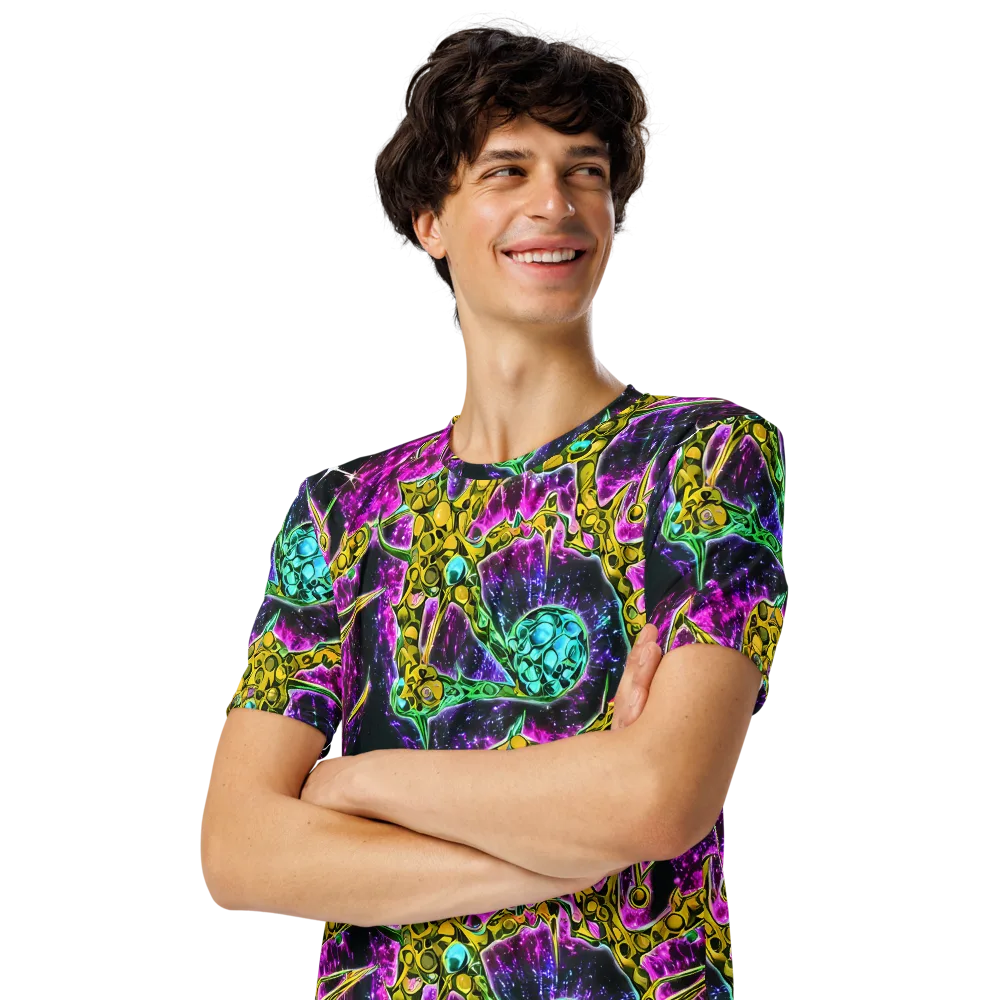 Adolf's Aura on Men's Crew Neck T-Shirt — Left Front
