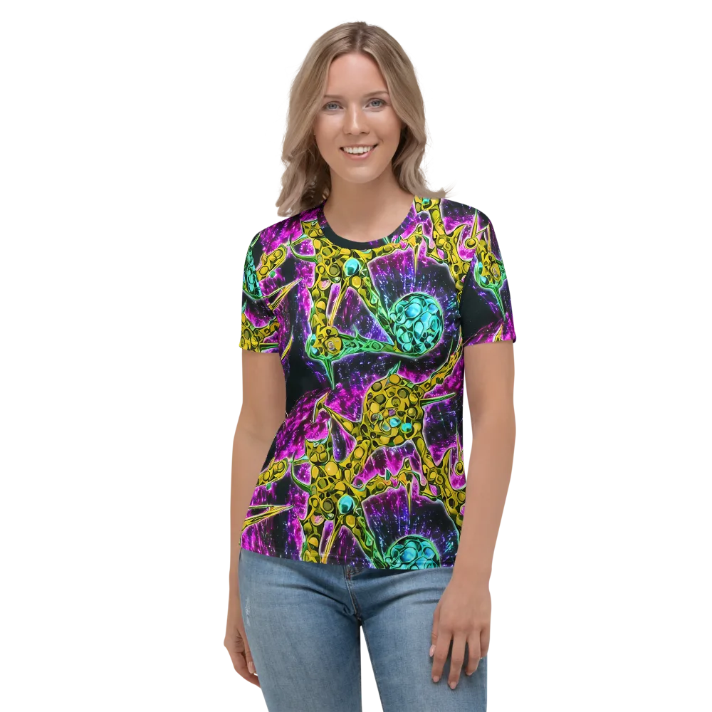 Adolf's Aura on Women's Crew Neck T-Shirt — Front
