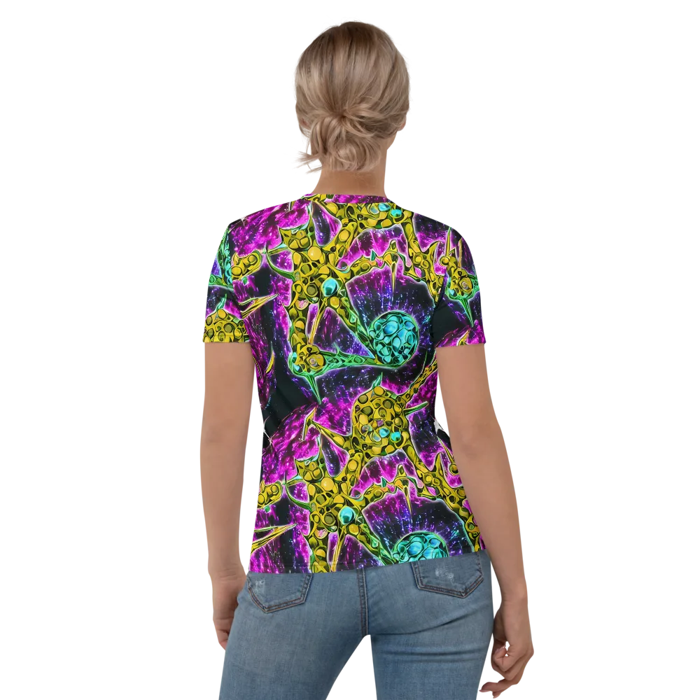 Adolf's Aura on Women's Crew Neck T-Shirt — Back