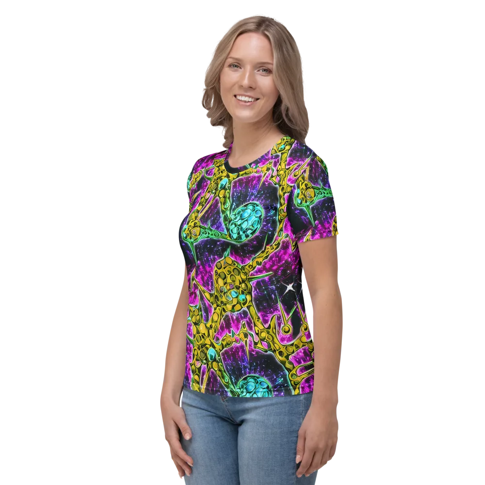 Adolf's Aura on Women's Crew Neck T-Shirt — Left