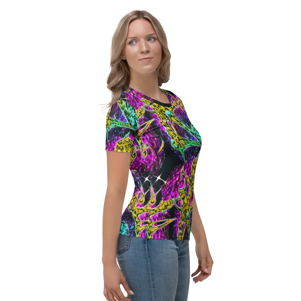 Adolf's Aura on Women's Crew Neck T-Shirt — Right