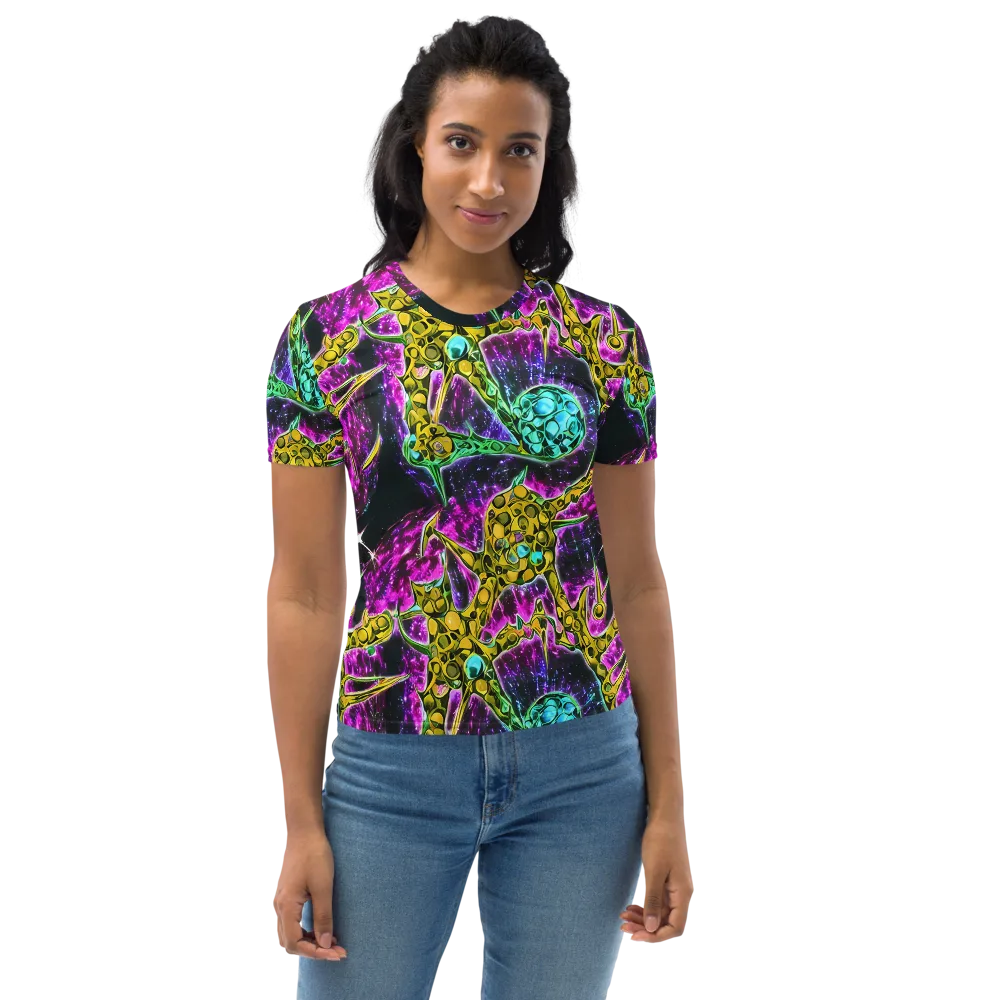Adolf's Aura on Women's Crew Neck T-Shirt — Front