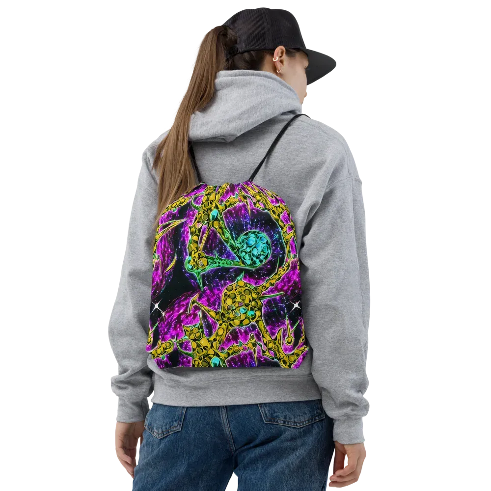 Adolf's Aura on Drawstring Bag — Front
