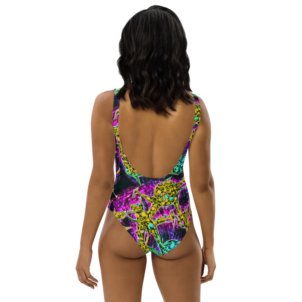 Adolf's Aura on One-Piece Swimsuit — Back