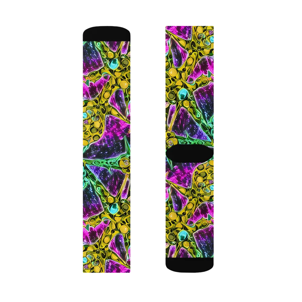 Adolf's Aura on Socks — Left Sock