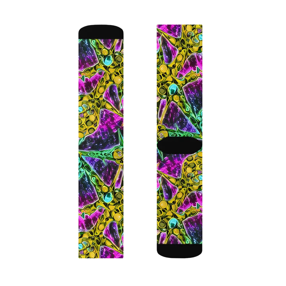 Adolf's Aura on Socks — Right Sock