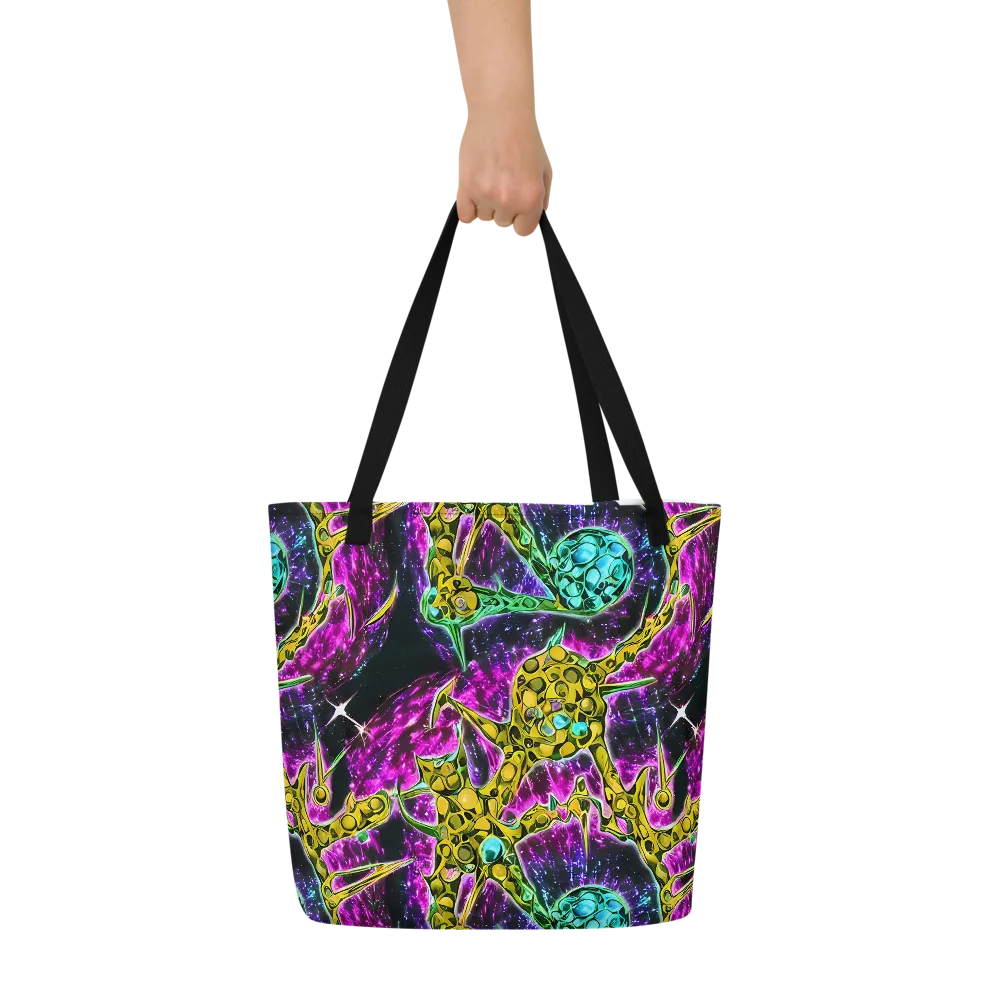 Adolf's Aura on Large Tote Bag W/ Pocket — Front