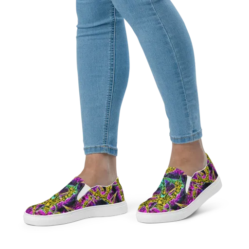 Adolf's Aura on a Women's Slip-On Canvas Shoes