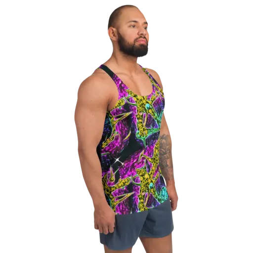Adolf's Aura on a Men's Tank Top