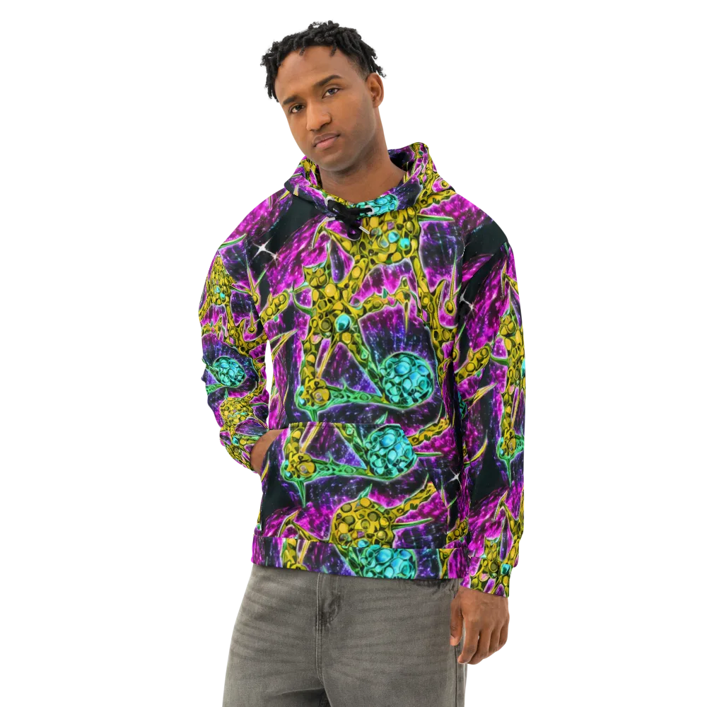 Adolf's Aura on Cotton Hoodie — Left Front