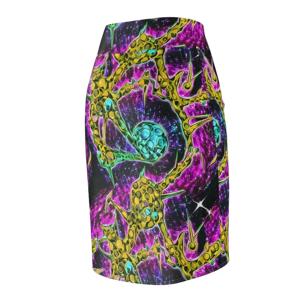 Adolf's Aura on Pencil Skirt — Back Side