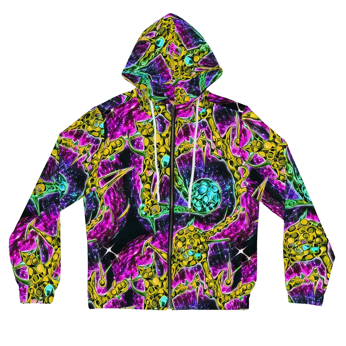 Adolf's Aura on Women's Full-Zip Hoodie — Front