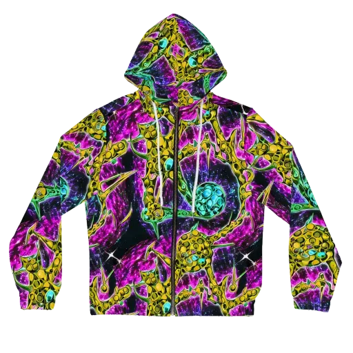 Adolf's Aura on a Women's Full-Zip Hoodie