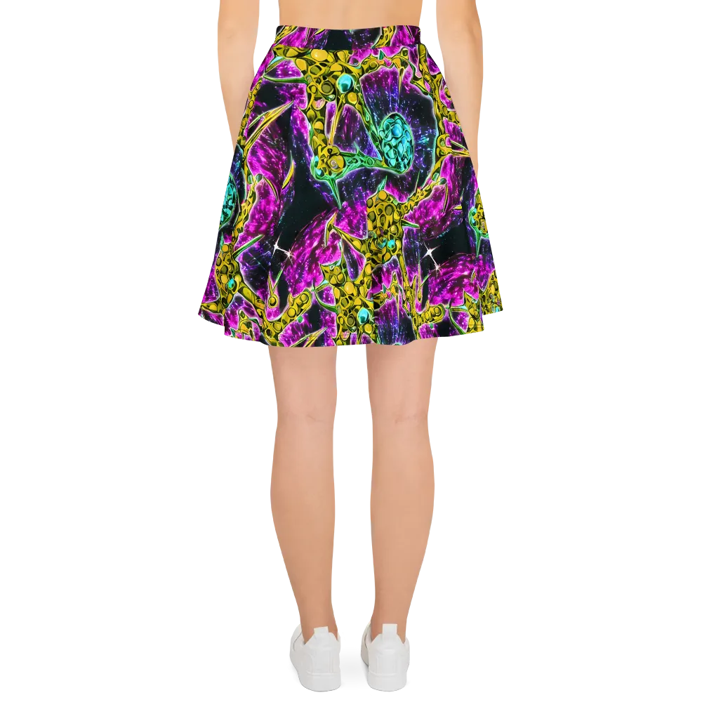 Adolf's Aura on Skater Skirt — Back