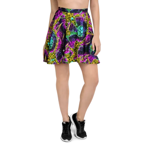 Adolf's Aura on a Skater Skirt