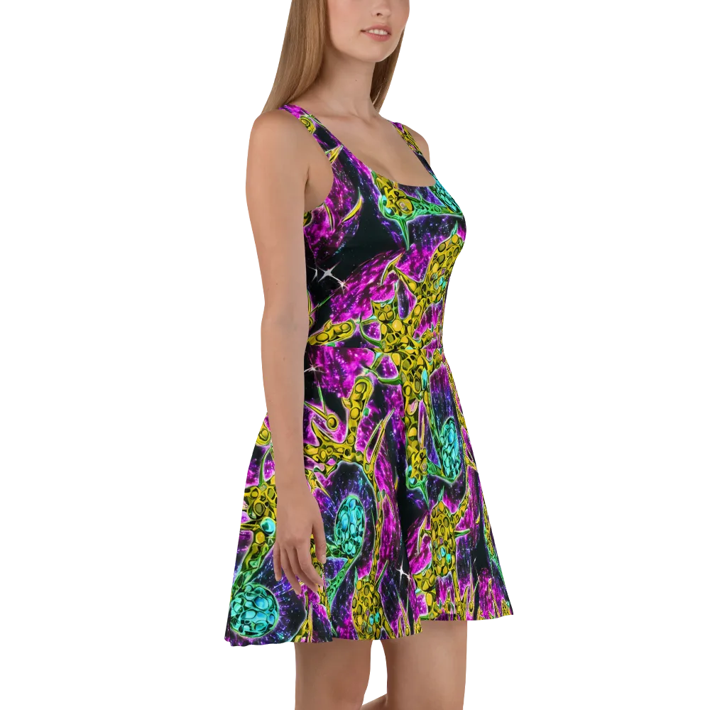 Adolf's Aura on Skater Dress — Right
