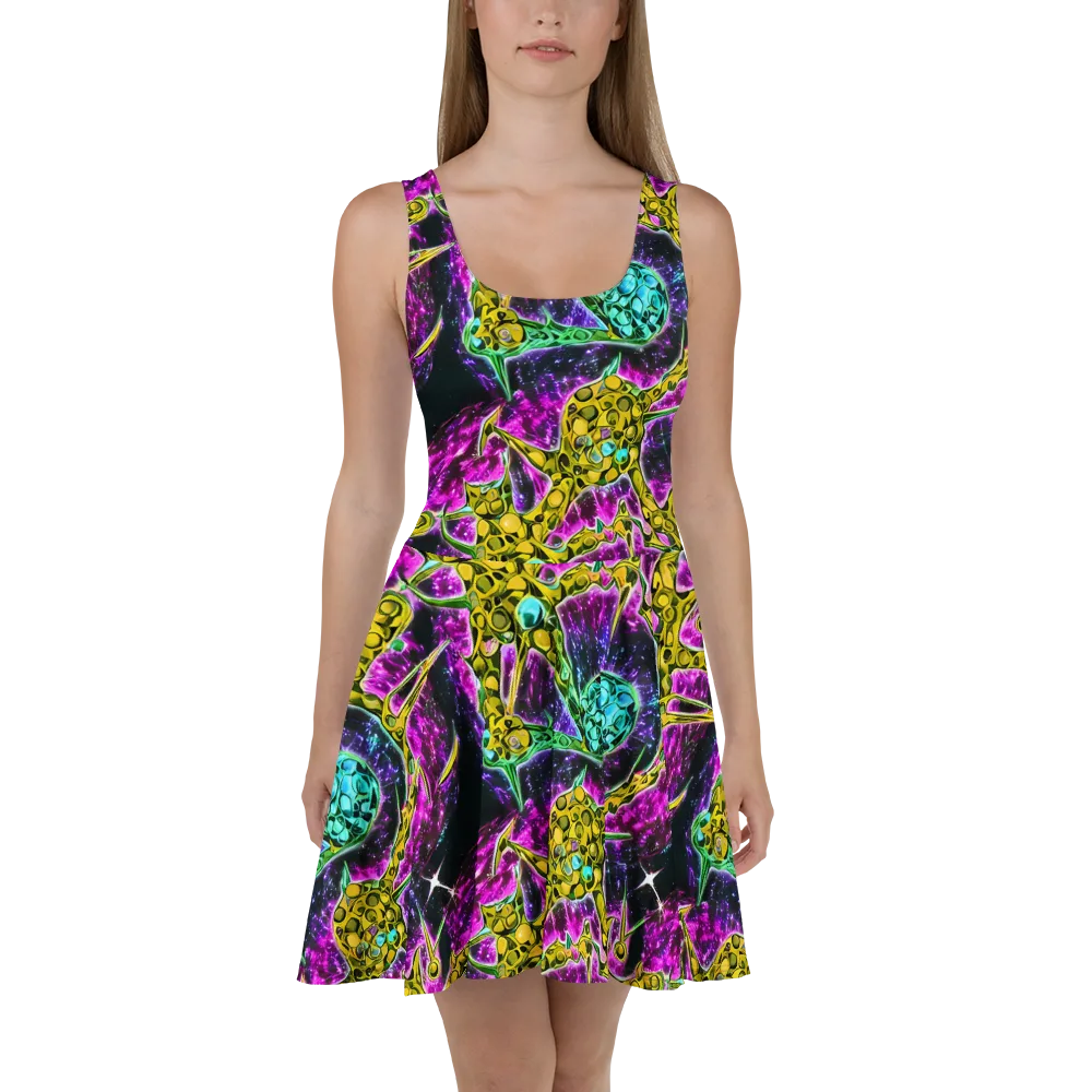 Adolf's Aura on Skater Dress — Front