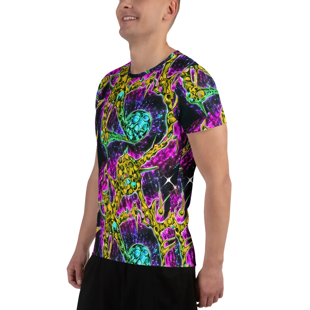 Adolf's Aura on Men's Athletic T-Shirt — Left