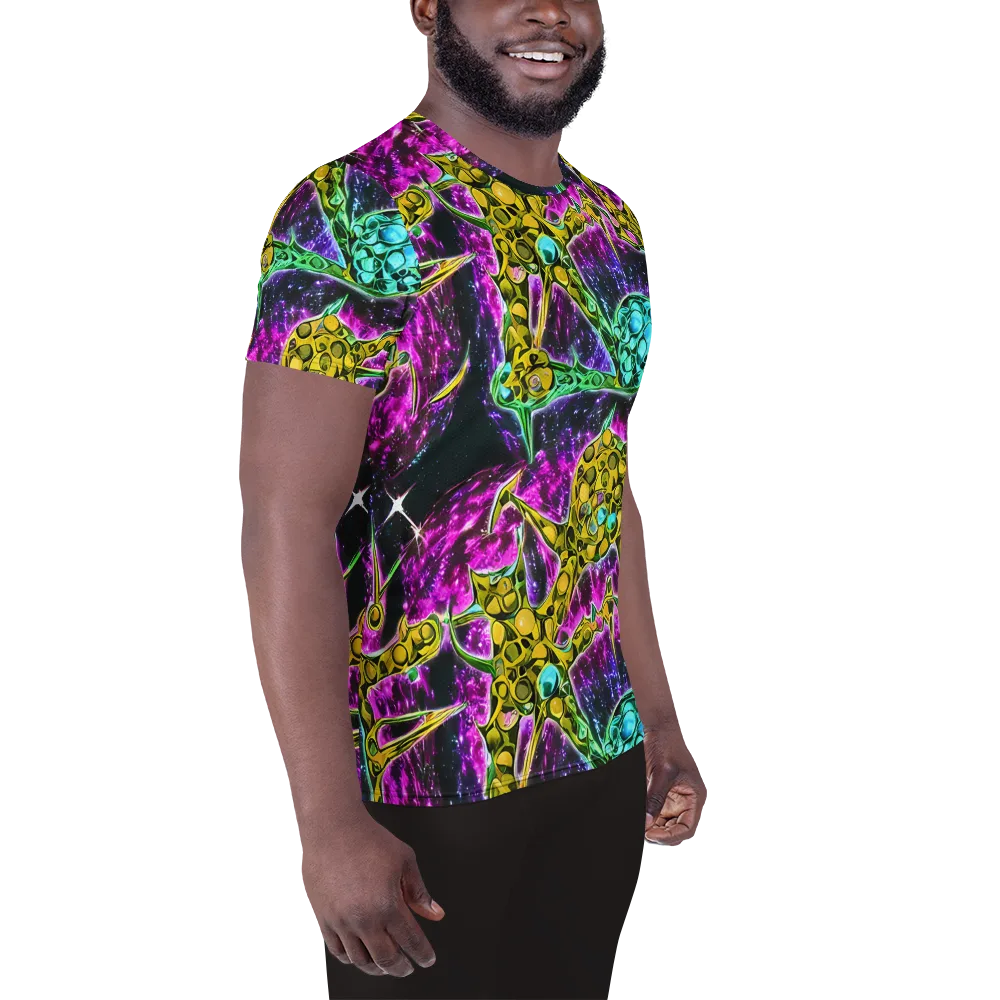 Adolf's Aura on Men's Athletic T-Shirt — Right