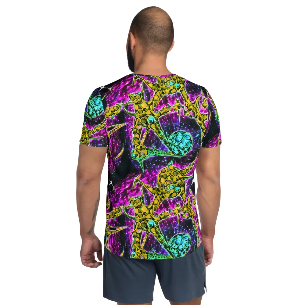 Adolf's Aura on Men's Athletic T-Shirt — Back