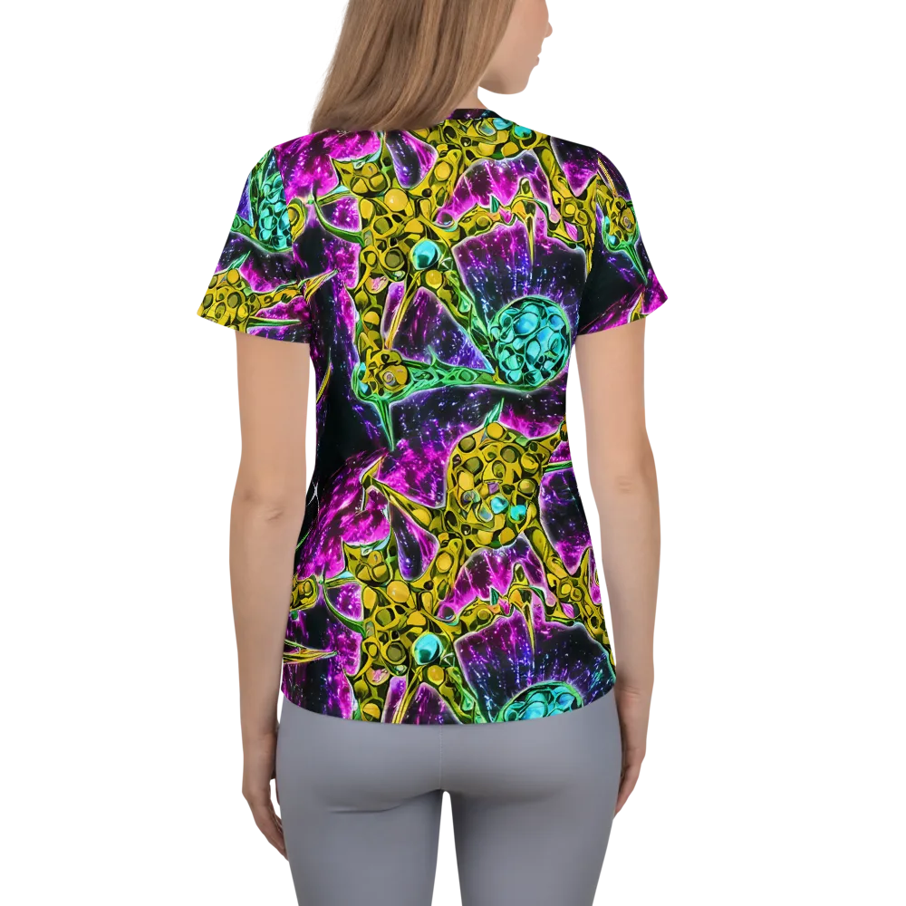 Adolf's Aura on Women's Athletic T-Shirt — Back