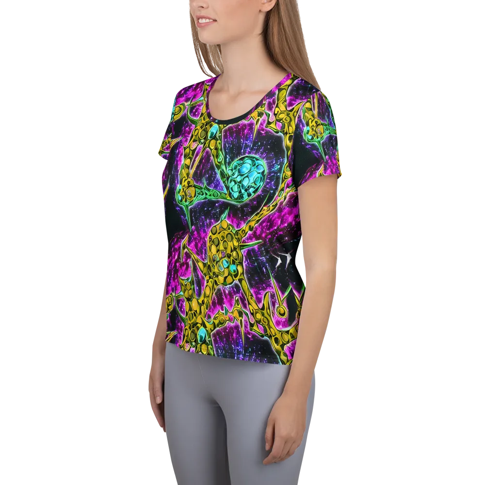 Adolf's Aura on Women's Athletic T-Shirt — Left