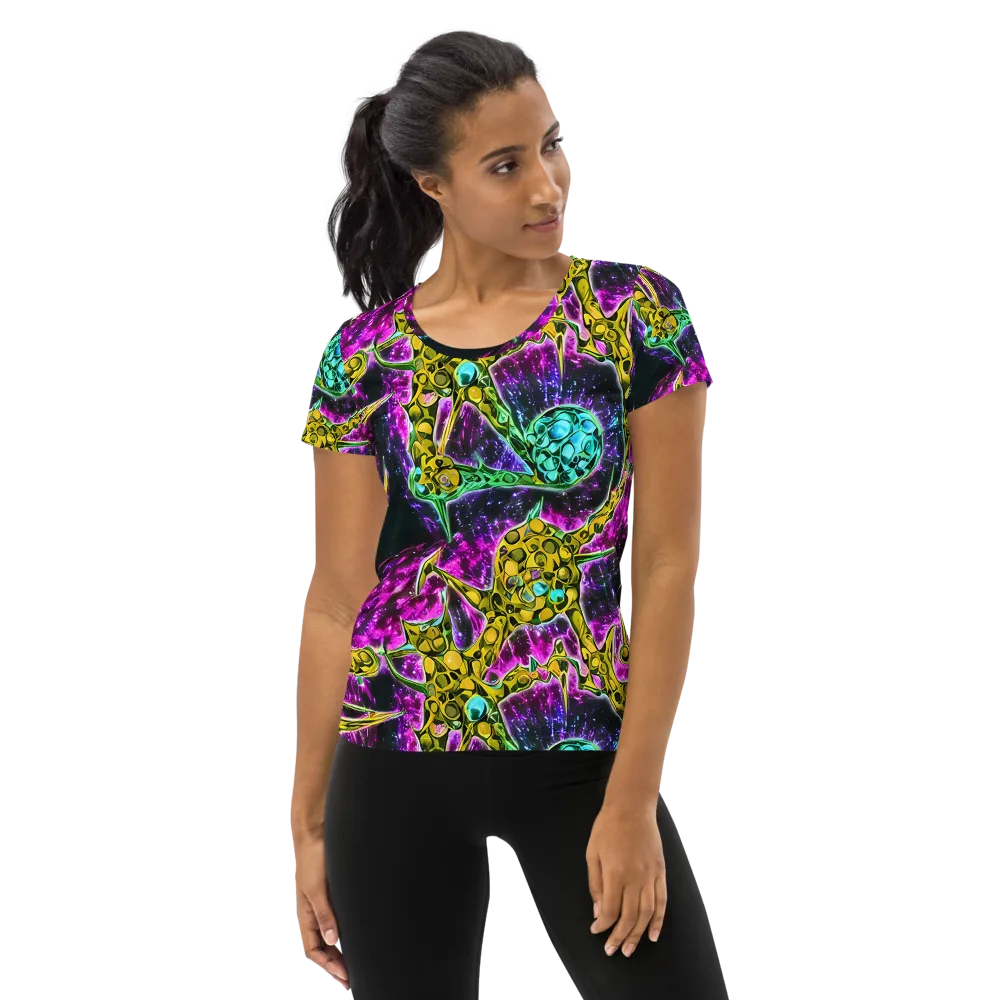 Adolf's Aura on Women's Athletic T-Shirt — Front