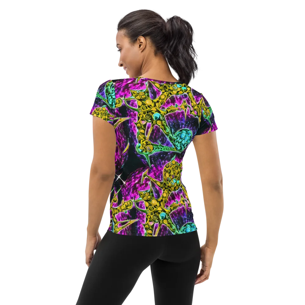 Adolf's Aura on Women's Athletic T-Shirt — Back