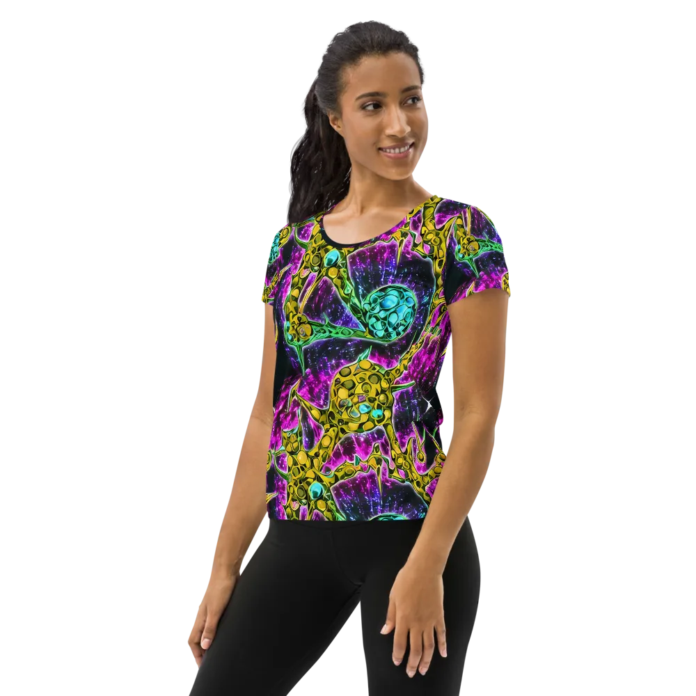 Adolf's Aura on Women's Athletic T-Shirt — Left