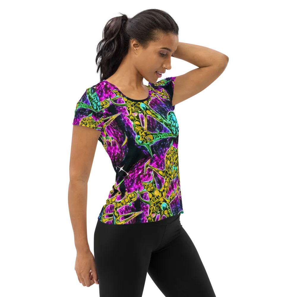 Adolf's Aura on Women's Athletic T-Shirt — Right