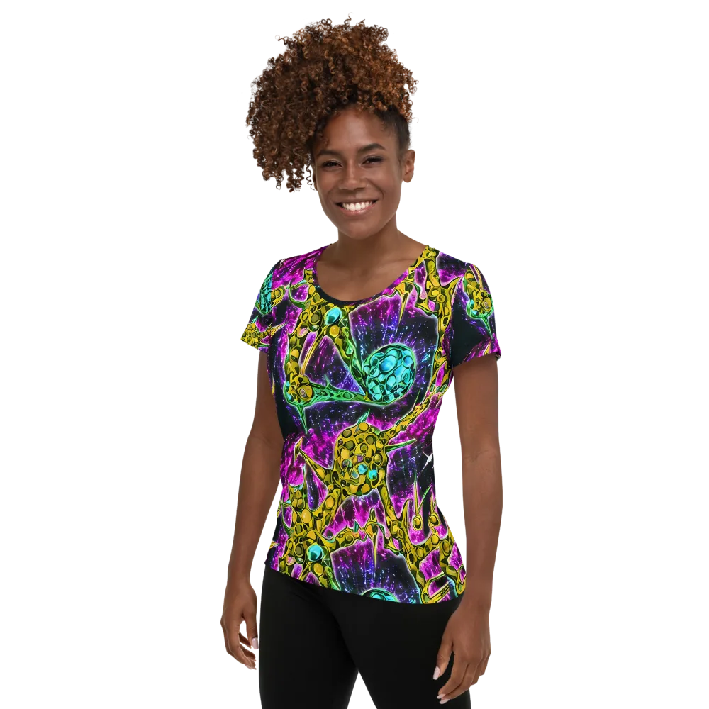 Adolf's Aura on Women's Athletic T-Shirt — Left