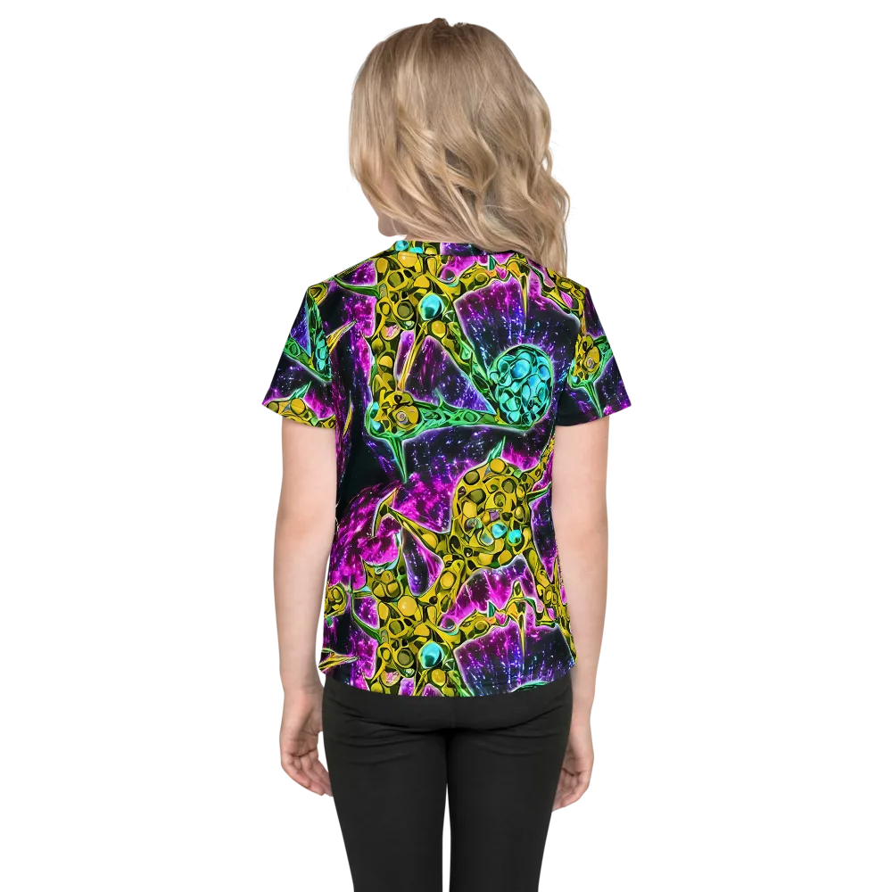 Adolf's Aura on Kids Crew Neck T-Shirt — Back