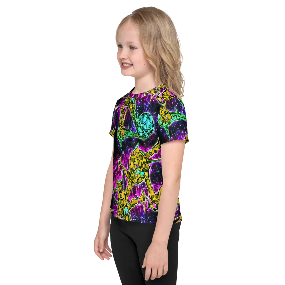 Adolf's Aura on Kids Crew Neck T-Shirt — Left
