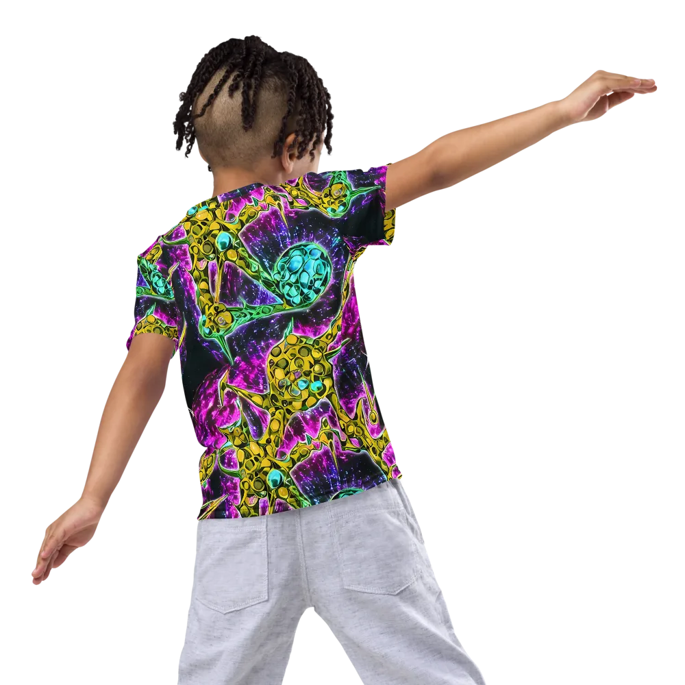 Adolf's Aura on Kids Crew Neck T-Shirt — Back