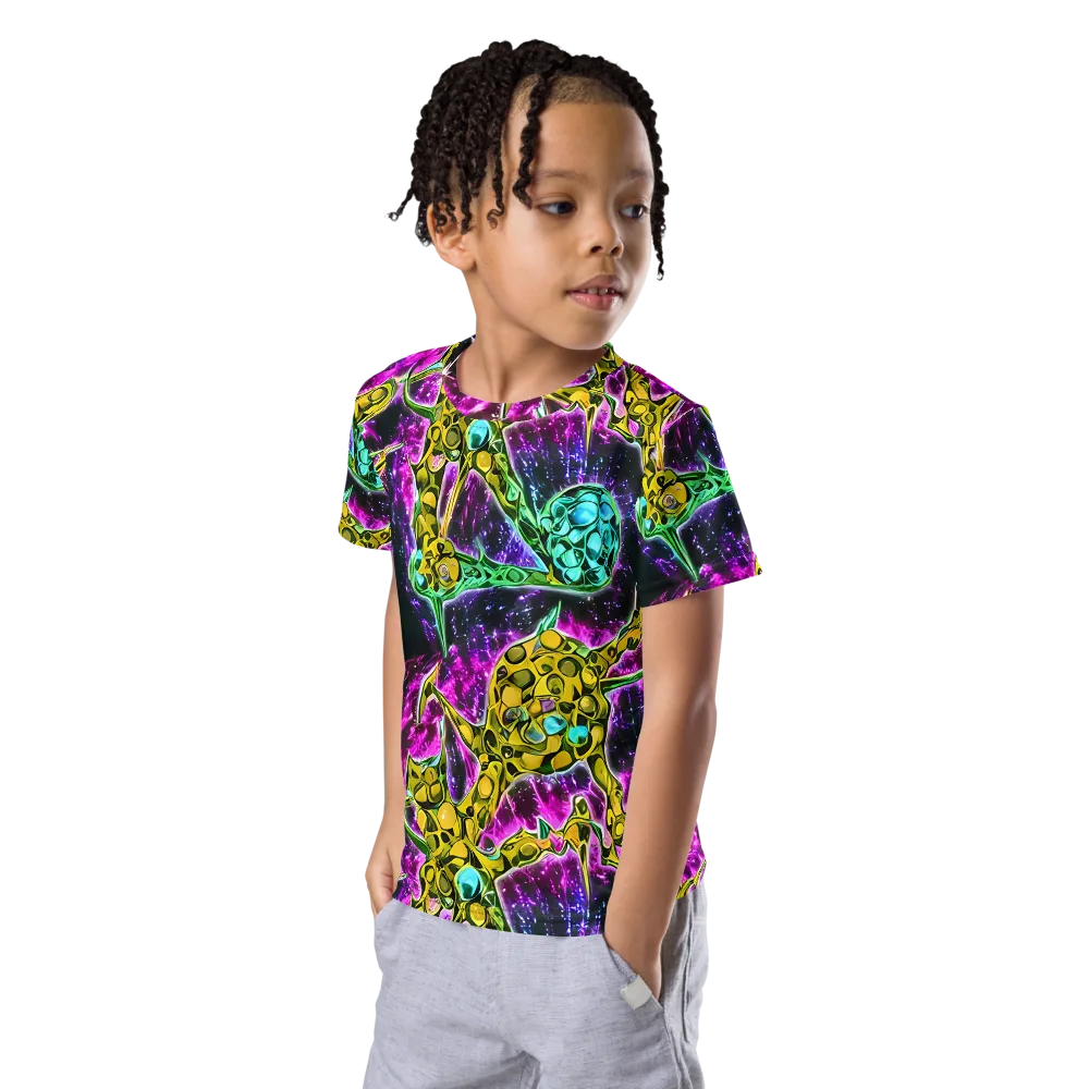 Adolf's Aura on Kids Crew Neck T-Shirt — Left Front