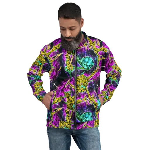 Adolf's Aura on a Bomber Jacket