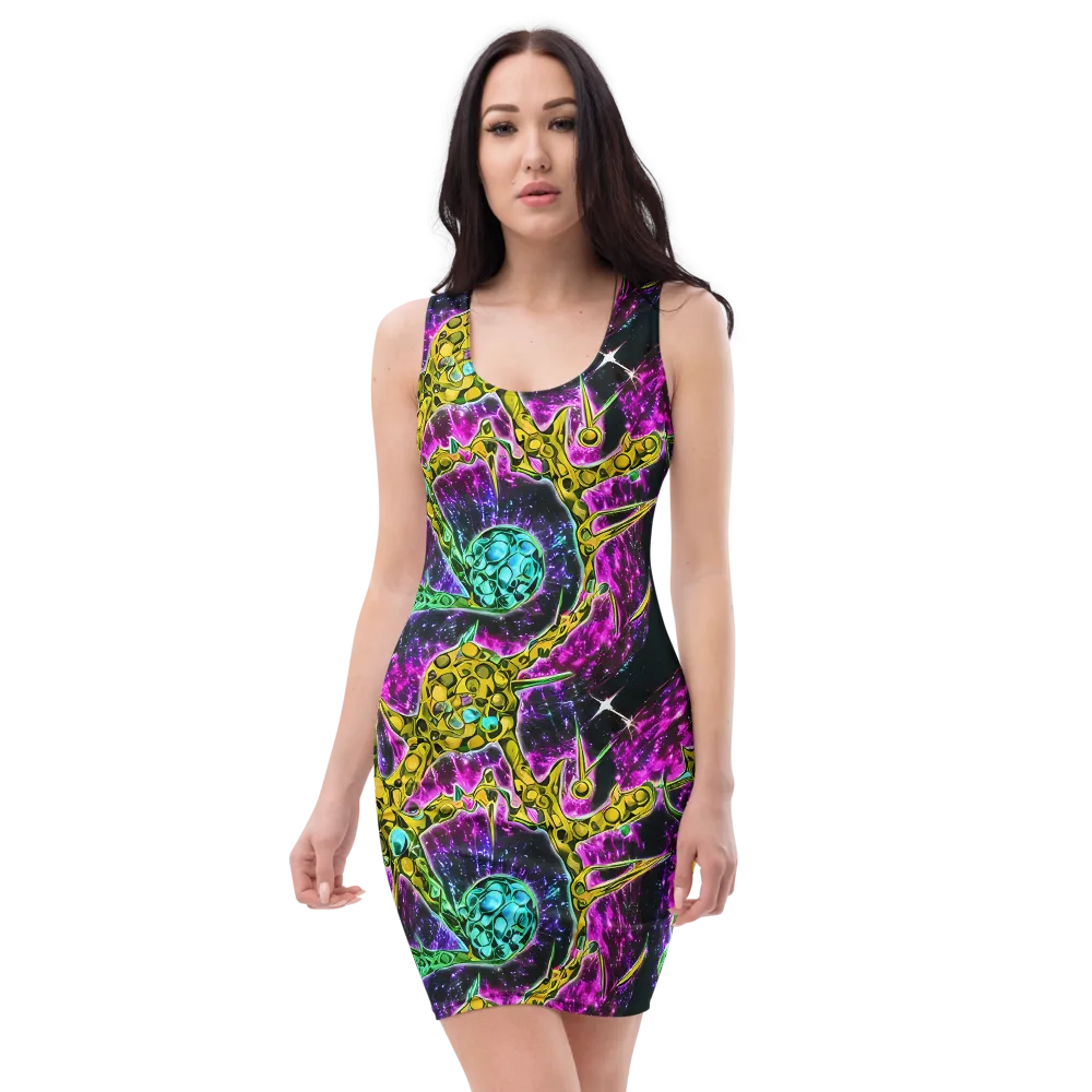 Adolf's Aura on Bodycon Dress — Front