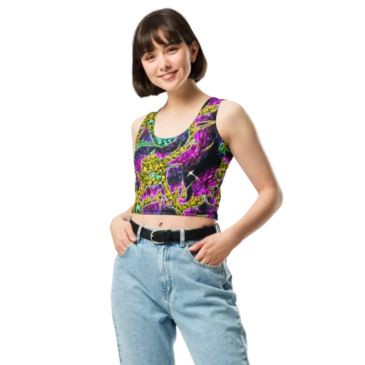 Adolf's Aura on a Crop Top