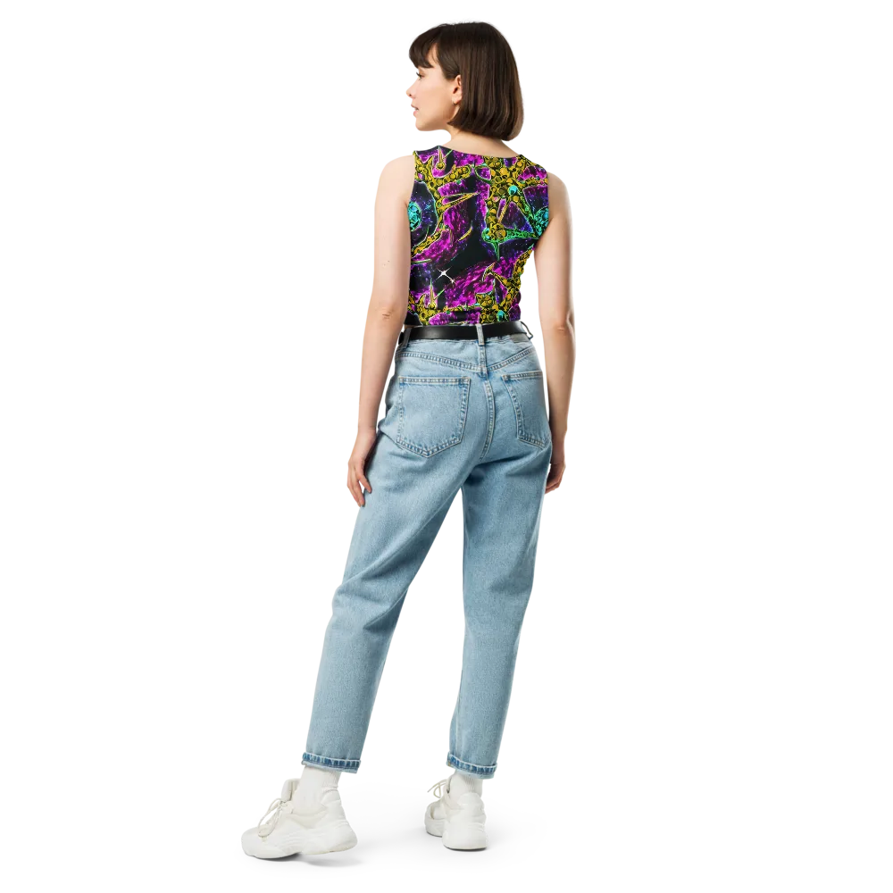 Adolf's Aura on Crop Top — Back