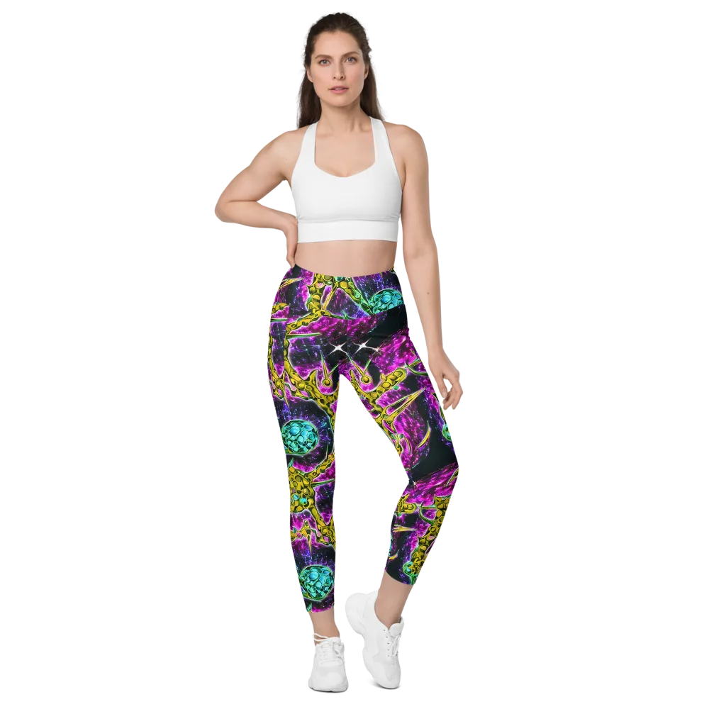 Adolf's Aura on Leggings with Pockets — Front