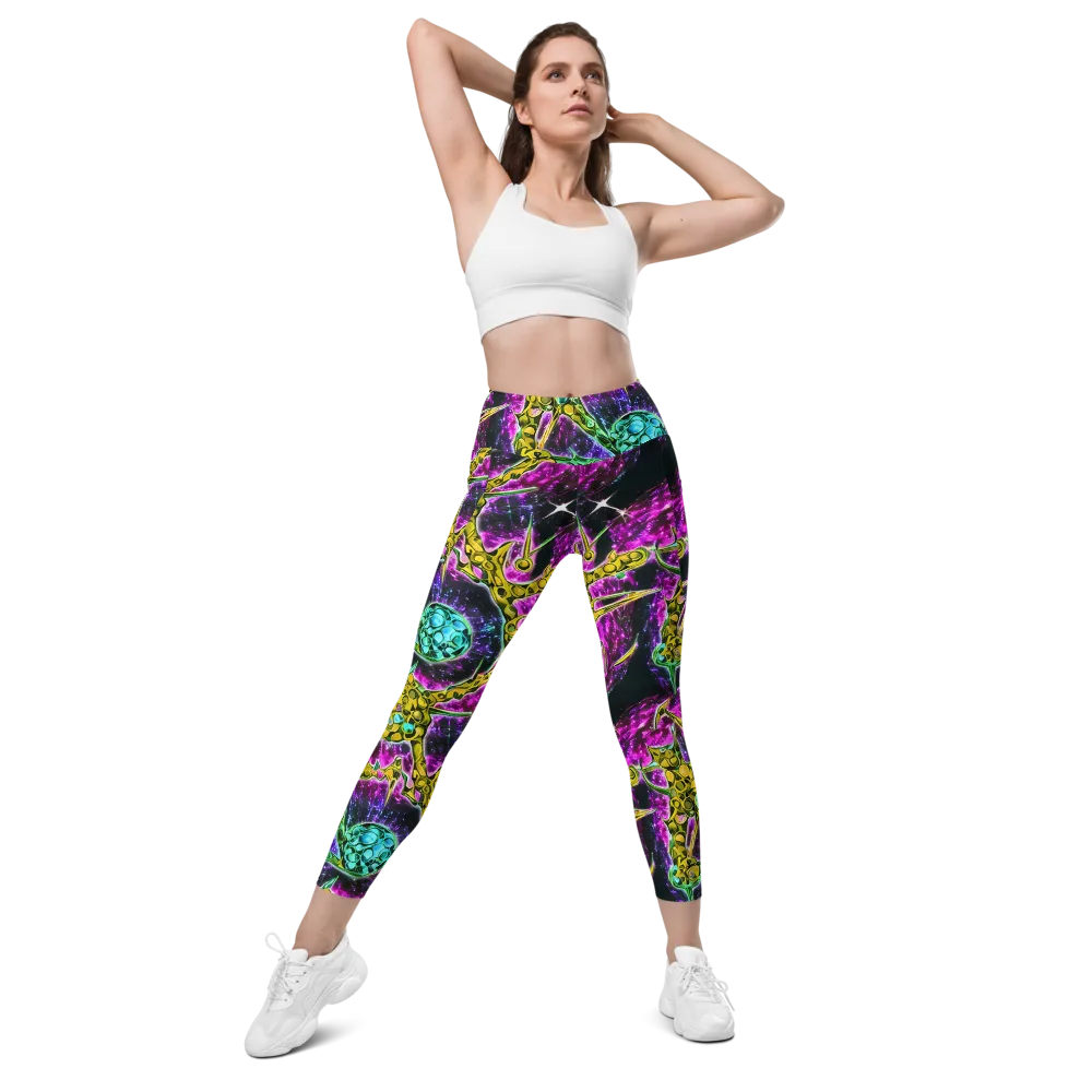 Adolf's Aura on Leggings with Pockets — Front