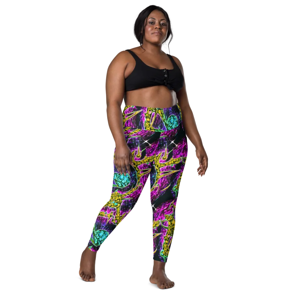 Adolf's Aura on Leggings with Pockets — Front