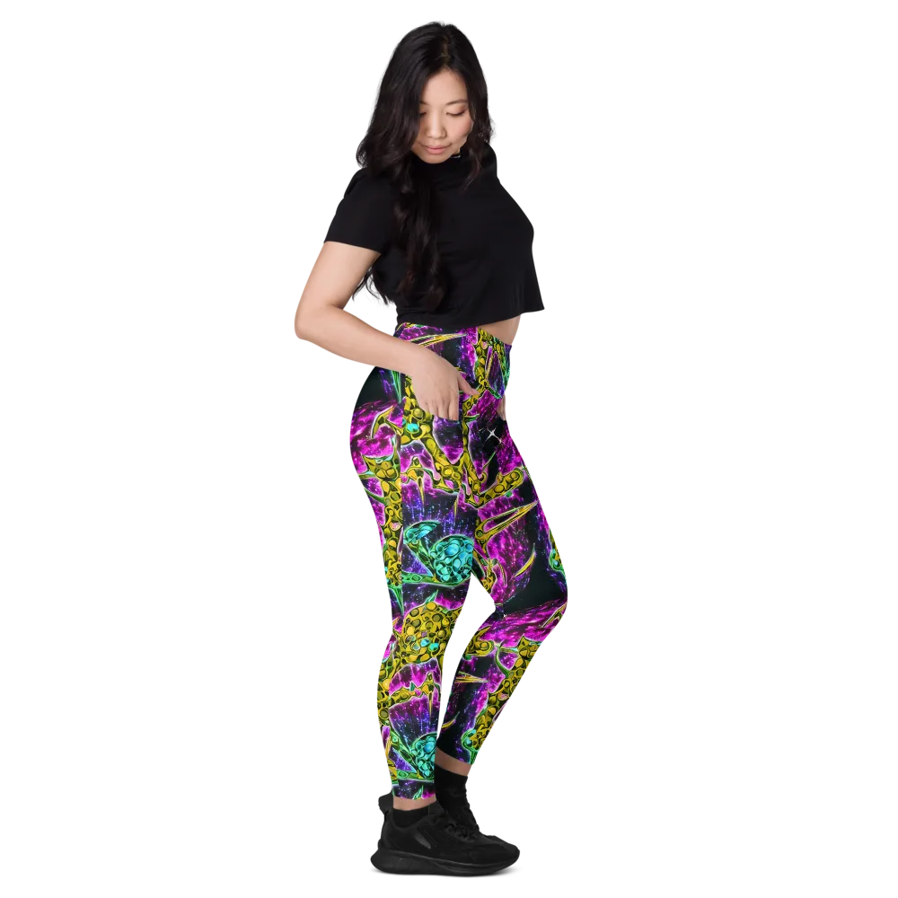Adolf's Aura on Leggings with Pockets — Right
