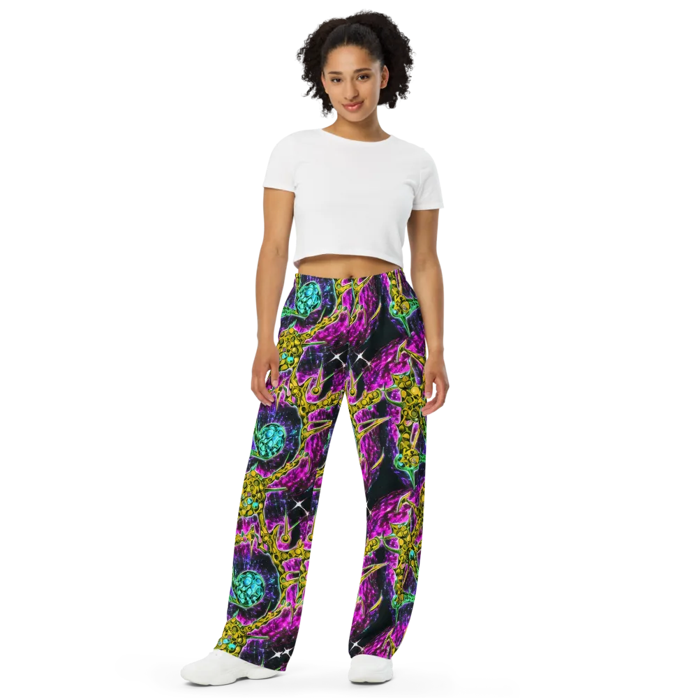 Adolf's Aura on Wide-Leg Pants — Front