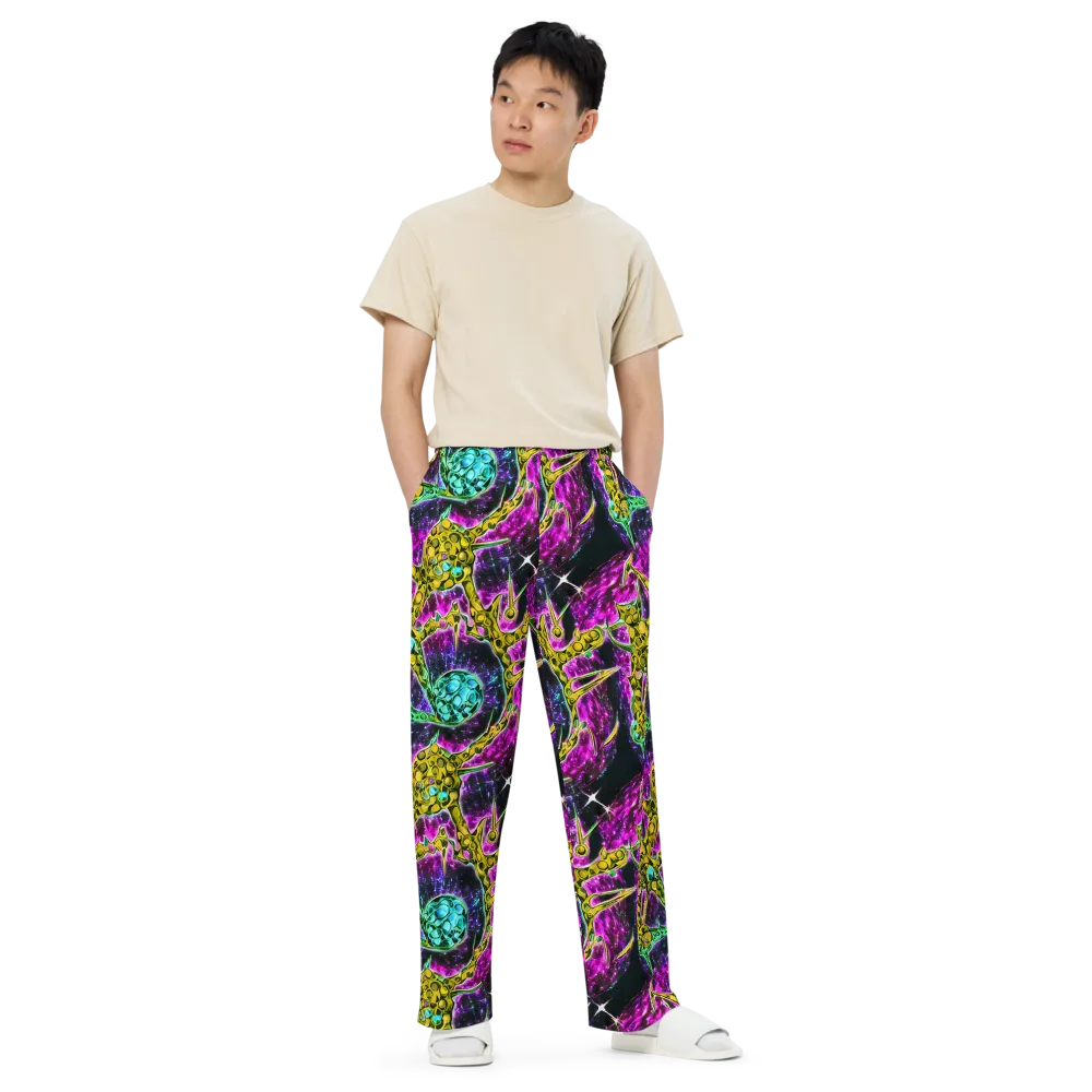 Adolf's Aura on Wide-Leg Pants — Front