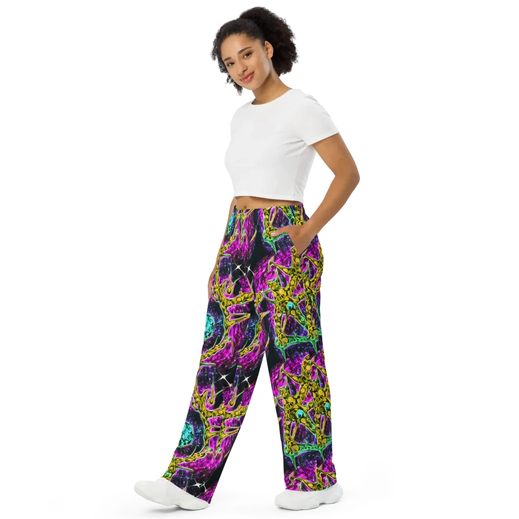 Adolf's Aura on Wide-Leg Pants — Left Front