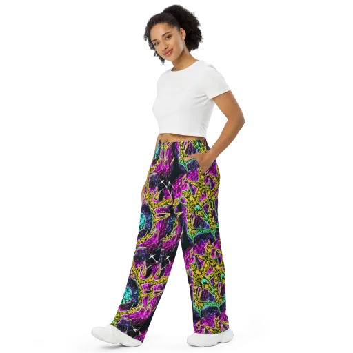 Adolf's Aura on a Wide-Leg Pants