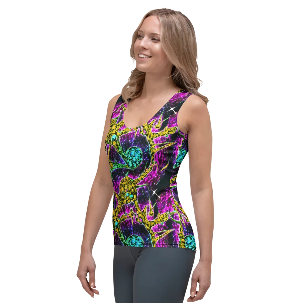 Adolf's Aura on Women's Tank Top — Left Front